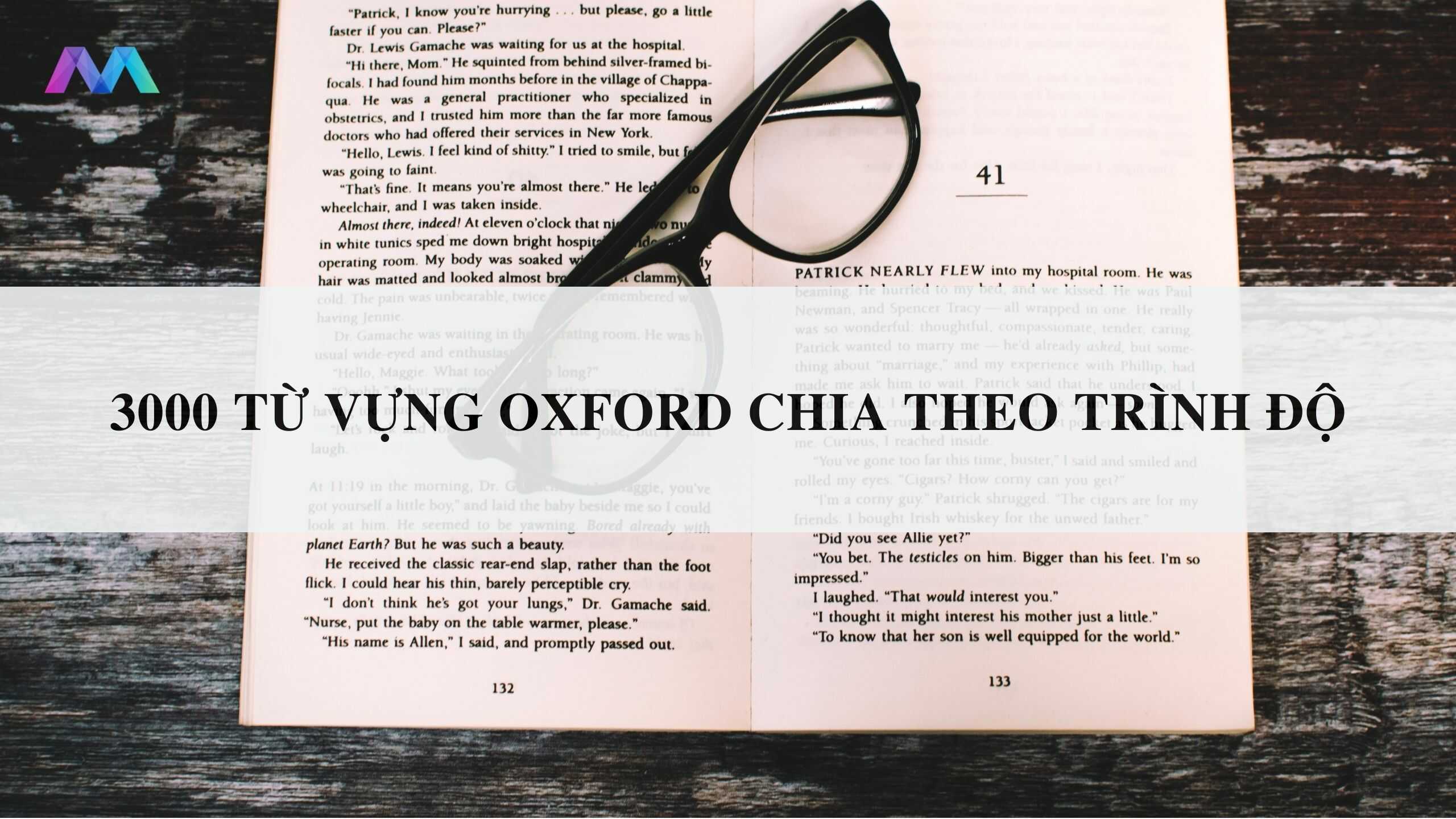 3000 TỪ VỰNG OXFORD CHIA THEO TRÌNH ĐỘ