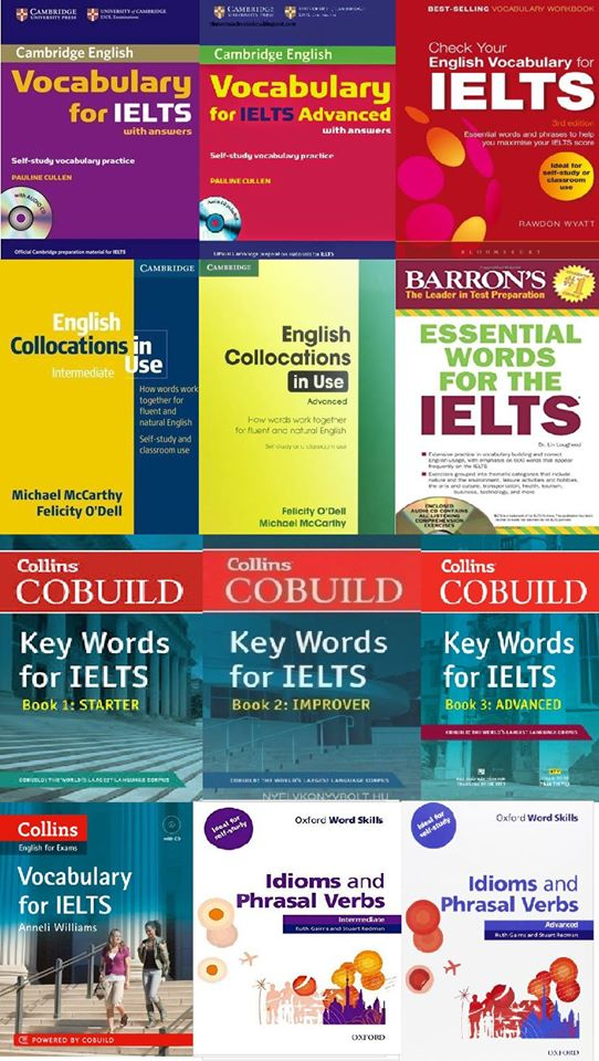 6 đầu sách giúp tích lũy từ vựng IELTS theo trình độ